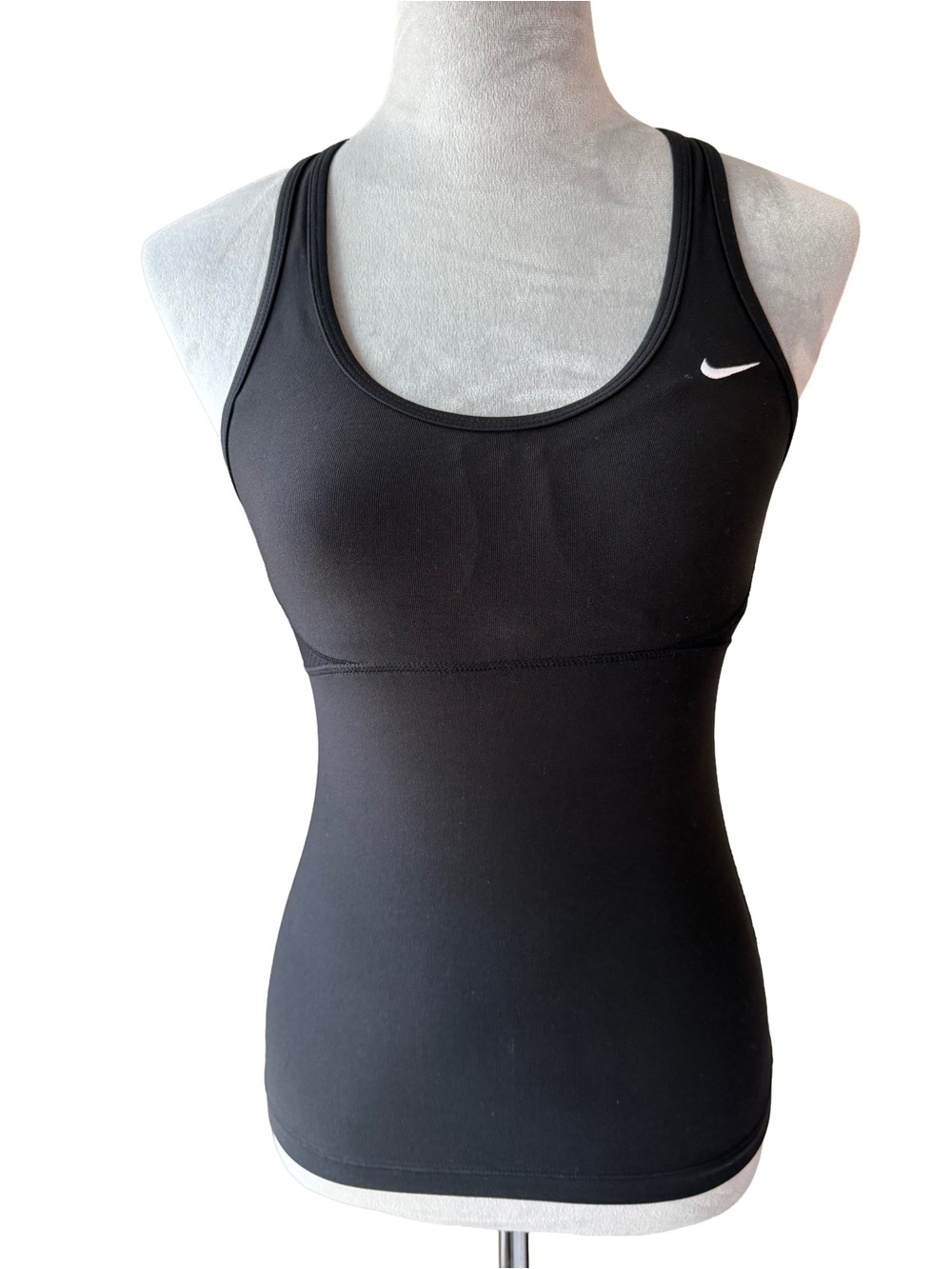 Nike Archive 2000s Gorpcore Sporty Bikini Top Black Tankini Y2K Womens XS Dry